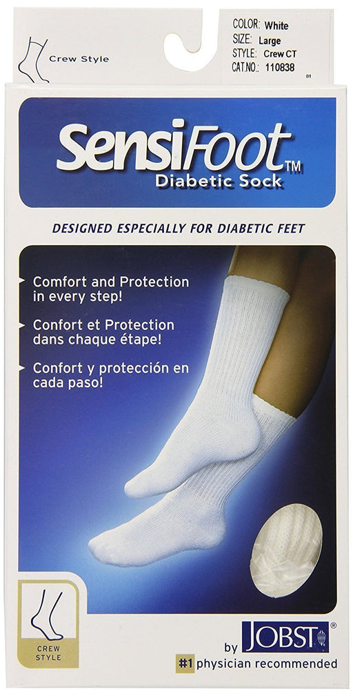 BSN Medical/Jobst BSN Medical/Jobst 110839 Diabetic Sock Crew Style Closed Toe Supplies reLink Medical
