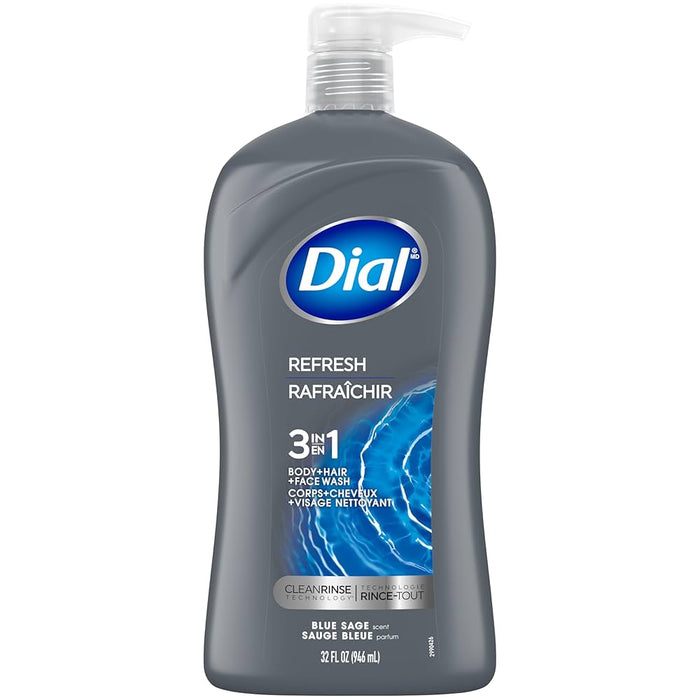 Dial Corporation Dial Corporation 1700014130 Body Wash Dial  Men Hydro Fresh 32 Supplies reLink Medical