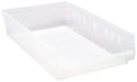 Quantum Medical Quantum Medical QSB110CL Shelf Bin 17 7/8" x 11 1/8" x 4" Clear Supplies reLink Medical