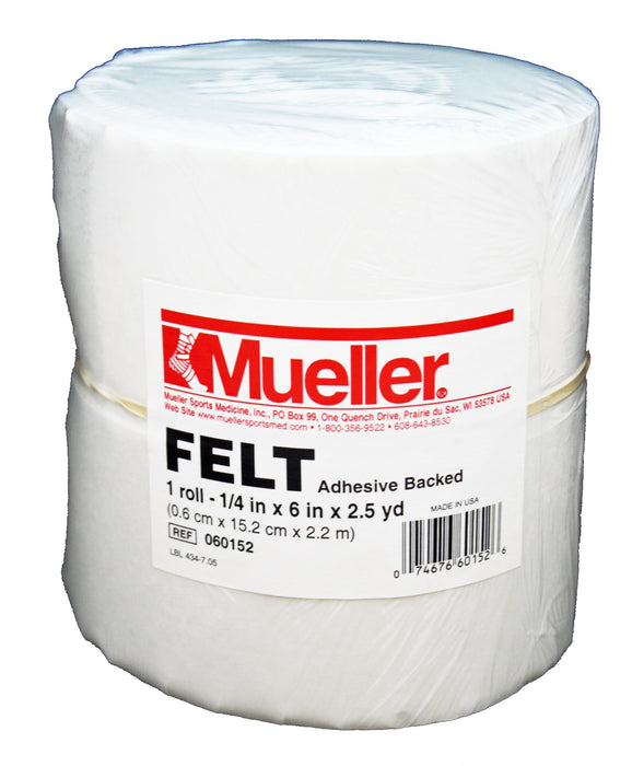 Mueller Sports Medicine, Inc. Mueller Sports Medicine Inc. 060152 Felt Adhesive Backed 6" x 2.5 Supplies reLink Medical