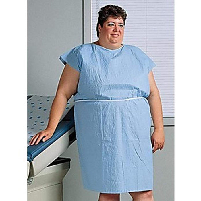 TIDI Products, LLC TIDI Products LLC 918158 Gown 40" x 44" Blue 2-Ply Scrim Latex Supplies reLink Medical