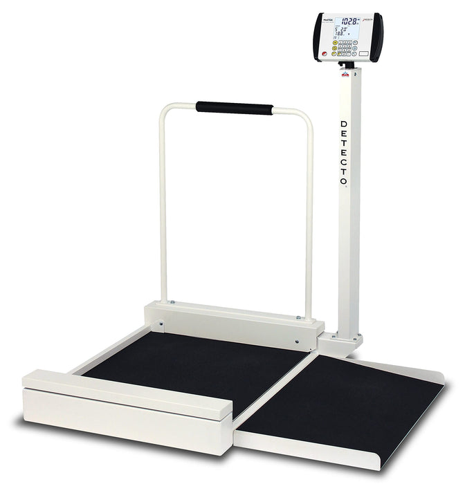 Detecto Detecto 6495-AC 6495 Digital Stationary Wheelchair Scale w/ AC Scales reLink Medical