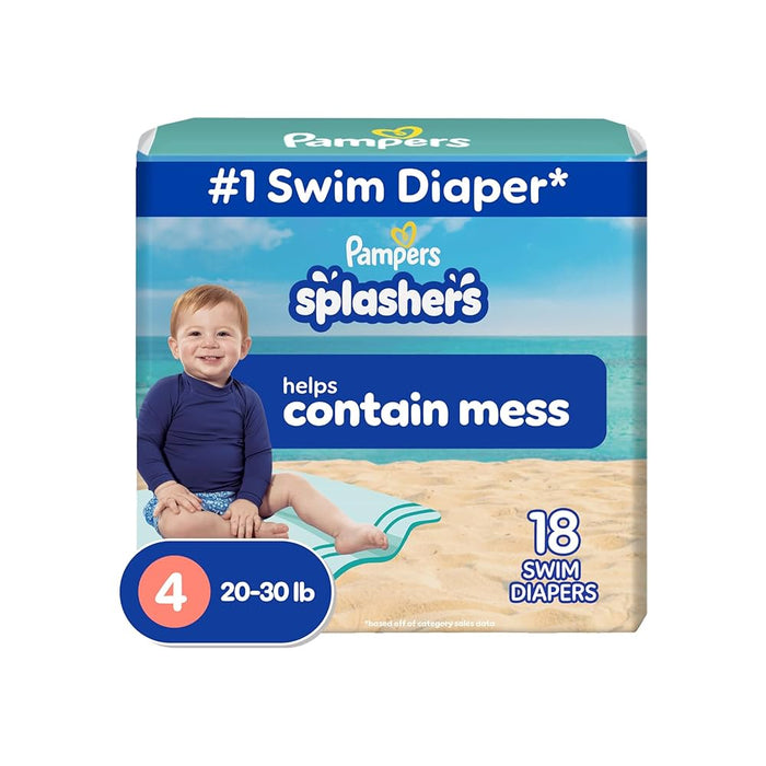 Kimberly-Clark Consumer 16185 Swim Diaper Size 4 Disposable 18/pk