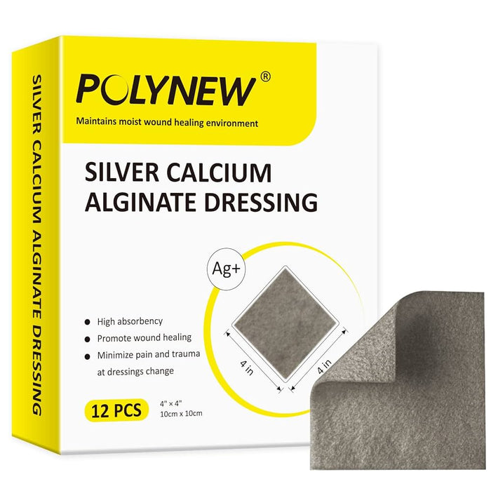Links Medical Products Inc. SA4X4 Silver Alginate Dressing 4" x 4"
