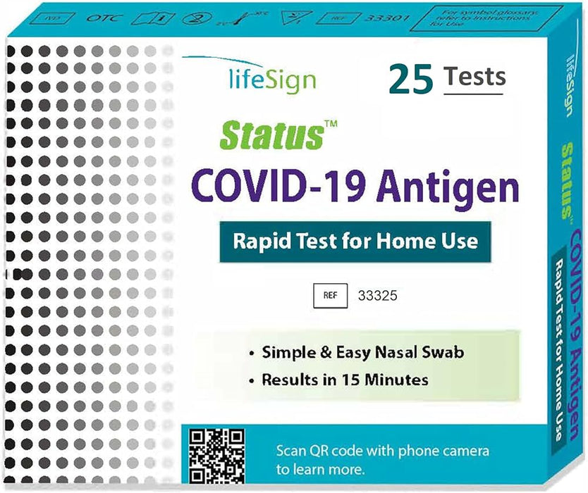LifeSign LLC LifeSign LLC 33325 Covid-19 Antigen Rapid Test  Home Use Rapid Supplies reLink Medical