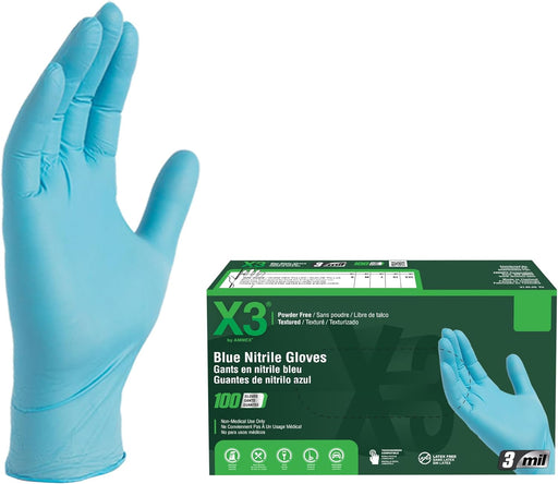 Harps USA, Inc. Harps USA Inc. GSBLN103 Glove Industrial Nitrile Blue Textured Supplies reLink Medical