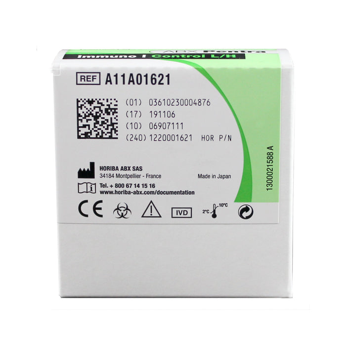 HORIBA Instruments, Inc. HORIBA Instruments Inc. 1220001621 Immuno I Control Set Low Clinical Lab reLink Medical