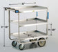 Lakeside Manufacturing, Inc. Lakeside Manufacturing Inc. 729 Cart 22 3/8"W x 38 5/8"L x 37‚¼"H Supplies reLink Medical