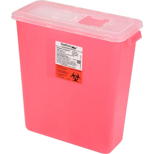 Oak Ridge Products Oak Ridge Products 0330-1500 Sharps Container 3 Gallon Red Base/ Supplies reLink Medical