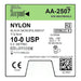 Surgical Specialties Corporation Surgical Specialties Corporation AA-2507 10/0 Nylon Suture Black Supplies reLink Medical