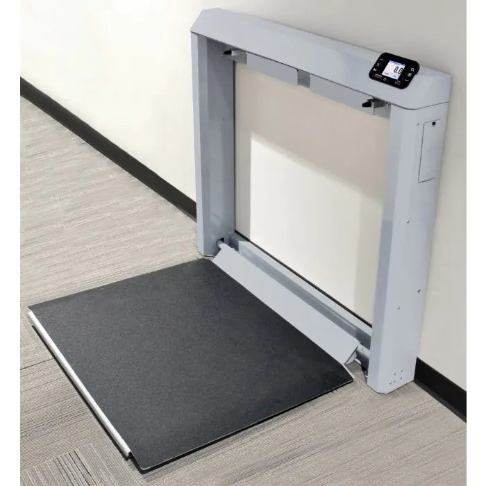 Detecto Detecto 7550 Wheelchair Scale Digital Wall Mount Fold Down Scales reLink Medical
