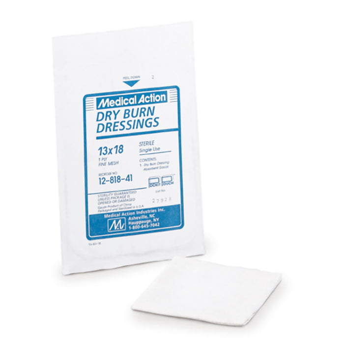 Medical Action Industries 12-818-04 Burn Dressing 18" x 24" 1-Ply