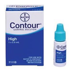 Ascensia Diabetes Care Ascensia Diabetes Care 7111B Contour Control Solution High 2.5mL Supplies reLink Medical