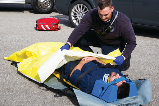 Graham Medical Graham Medical 77700 Emergency Blanket Tissue/Poly Yellow/White Supplies reLink Medical