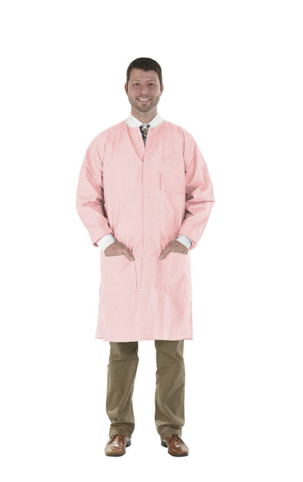 Medicom Inc. 8108-B High Permance Lab Coat Pretty Pink Medium