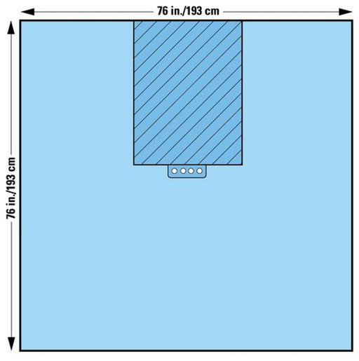 O&M Halyard O&M Halyard 79561 Custom Bottom Drape Supplies reLink Medical