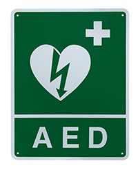 Zoll Medical Zoll Medical 8000-001260 AED Wall Sign ILCOR Defibrillators reLink Medical