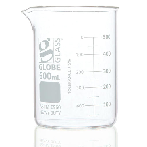 Globe Scientific, Inc. Globe Scientific Inc. 8020600 Beaker Globe Glass 600mL Low m Supplies reLink Medical
