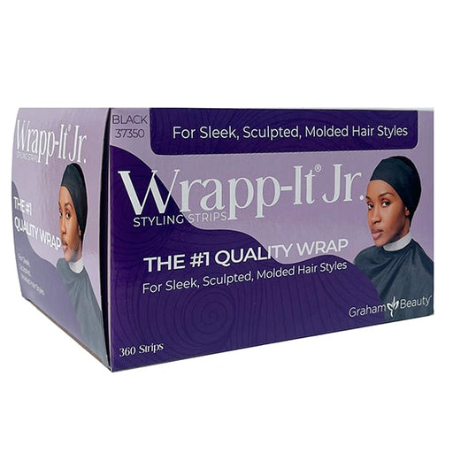 Graham Medical Graham Medical 37350 Wrapp-It Jr. Styling Strips Black 40/pk Supplies reLink Medical