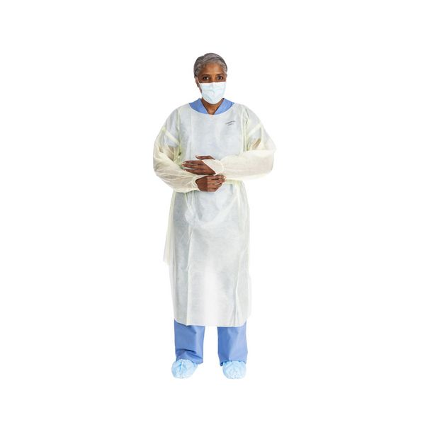 O&M Halyard O&M Halyard 50698 Over-the-Head Isolation Gown AAMI3 Heavy Weight Supplies reLink Medical