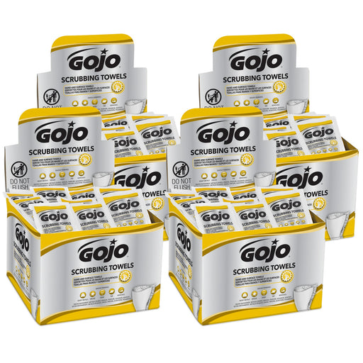 GOJO Industries GOJO Industries Inc. 6380-04 Scrubbing Towels 80 ct. Individually Supplies reLink Medical