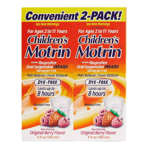 Kenvue Kenvue 019216 Motrin Childrens Original Berry 4 fl oz 6/bx 6 Supplies reLink Medical