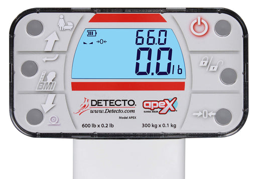 Detecto Detecto APEX-SH Apex Digital Clinical Scale Sonar Height Rod 600 lb Scales reLink Medical