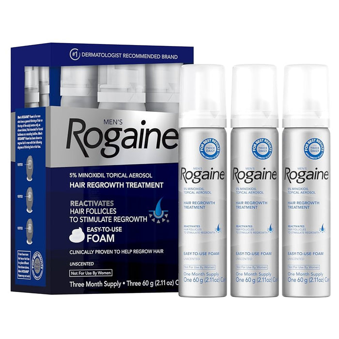 Kenvue Kenvue 78135 Men's Rogaine Hair Regrowth Treatment Foam 5% Supplies reLink Medical