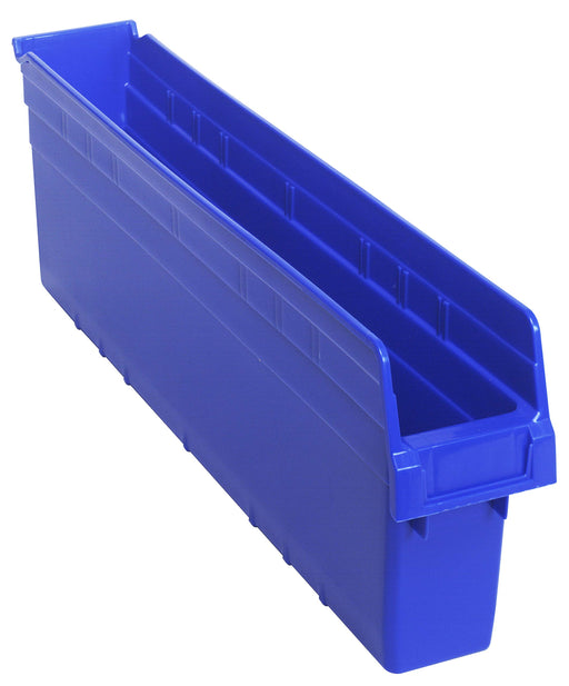 Quantum Medical Quantum Medical QSB805BL Shelf Bin 23 5/8" x 4 3/8" x 8" Blue Supplies reLink Medical