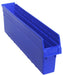 Quantum Medical Quantum Medical QSB805BL Shelf Bin 23 5/8" x 4 3/8" x 8" Blue Supplies reLink Medical