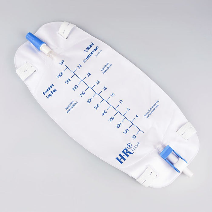 HR Healthcare HRLB1000 Bag Leg TruCath 1000ml Flip Drainage Valve