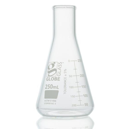 Globe Scientific, Inc. Globe Scientific Inc. 8430250 Flask Erlenmeyer Globe Glass 250mL Supplies reLink Medical