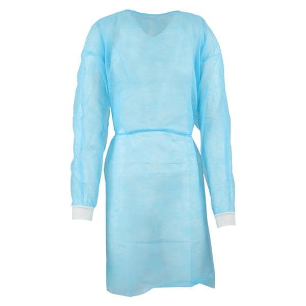 Medicom Inc. 8114-D m-Fit Isolation Gown Bright Blue X-Large