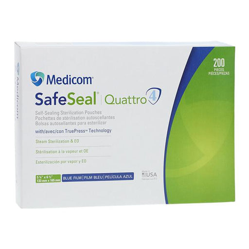 AMD-Medicom AMD-Medicom 88020-4 Quattro Sterilization Pouch 5 ‚¼ x 6 ‚½  Supplies reLink Medical