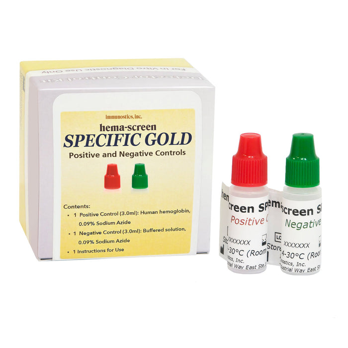 Immunostics Immunostics HSGDCON IFOBT Control Set 1 Positive & 1 Supplies reLink Medical