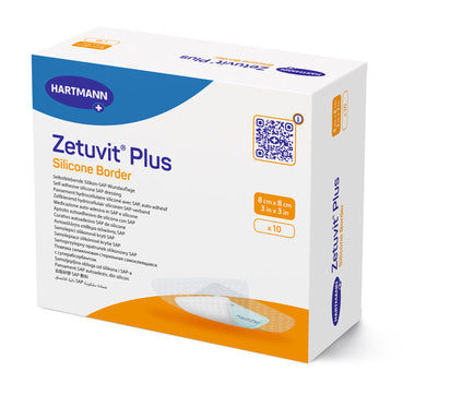 Hartmann USA, Inc. Hartmann USA Inc. 413904 Zetuvit Plus Silicone Border 6" x 10" Supplies reLink Medical