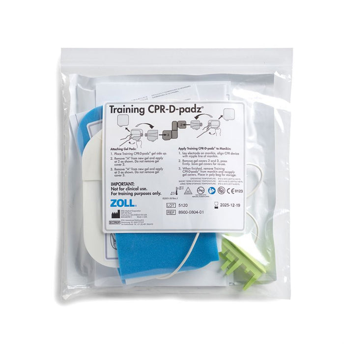 Zoll Medical Zoll Medical 8900-0804-01 CPR-D-padz Training Electrodes  Use Defibrillators reLink Medical