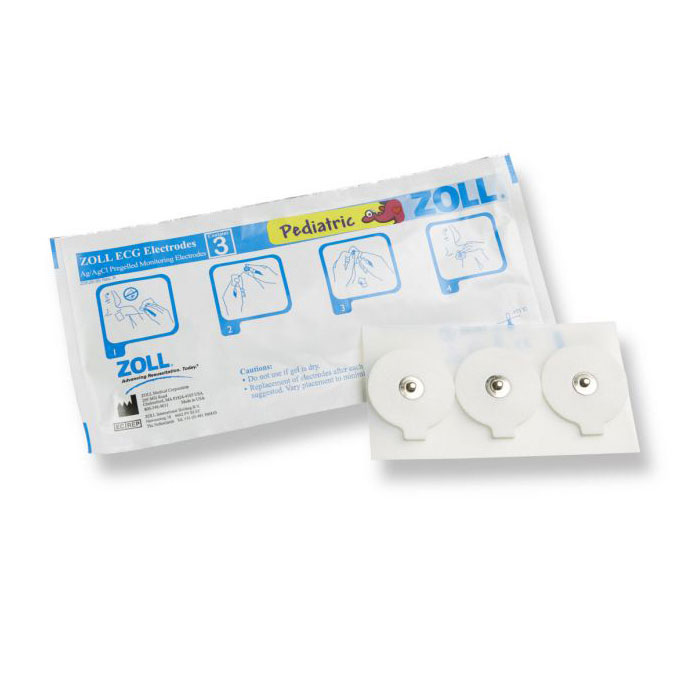 Zoll Medical Zoll Medical 8900-1003-01 Pediatric ECG Electrode 3/pouch 100 Defibrillators reLink Medical