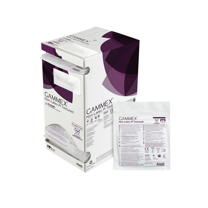 Ansell 20688270 Surgical Gloves Size 7 Powder Free White Sterile