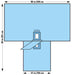 O&M Halyard O&M Halyard 89119 Laparoscopy T Drape 98" x 41" x 99" Sterile Supplies reLink Medical