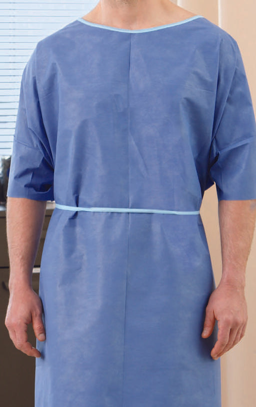 Graham Medical Graham Medical 65336 Exam Gown, Blue, X-Large, 50/cs Supplies reLink Medical