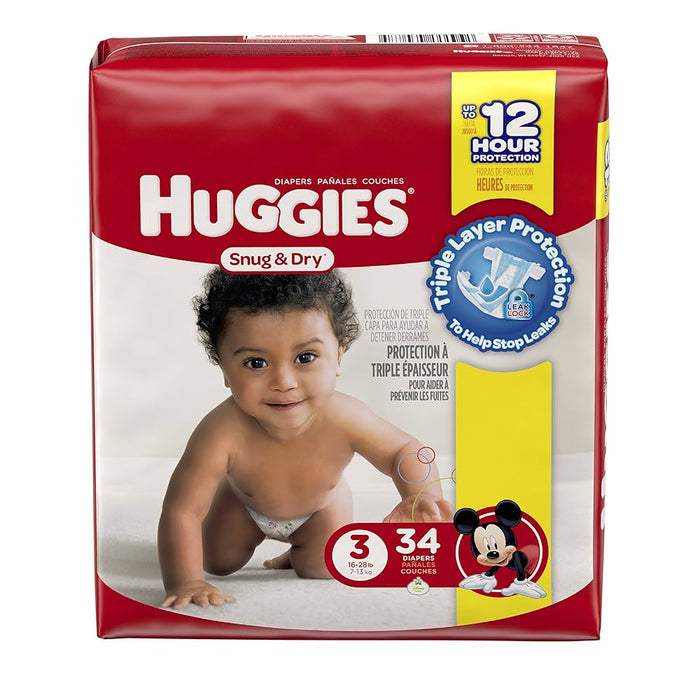 Kimberly-Clark Consumer Kimberly-Clark Consumer 56426 Diaper Huggies Snug & Dry Size 3 Supplies reLink Medical