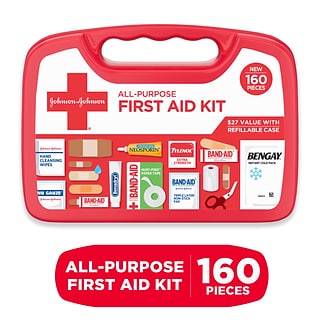 Kenvue Kenvue 202045 Red Cross Brand First Aid Kits 160 pc Supplies reLink Medical