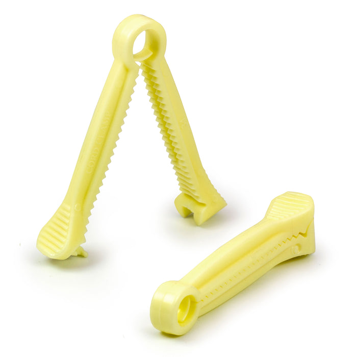Aspen Surgical 9421 Umbilical Cord Clamp Yellow Double-Grip
