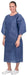 Aspen Surgical Aspen Surgical 0456P Gown Patient Full Back 3/4 Sleeve Dark Blue Supplies reLink Medical