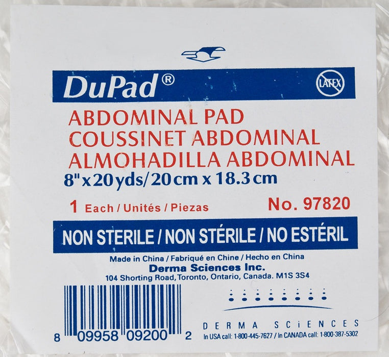 Gentell Gentell 97820 Abdominal Pad ABD 8" x 20 yds Supplies reLink Medical
