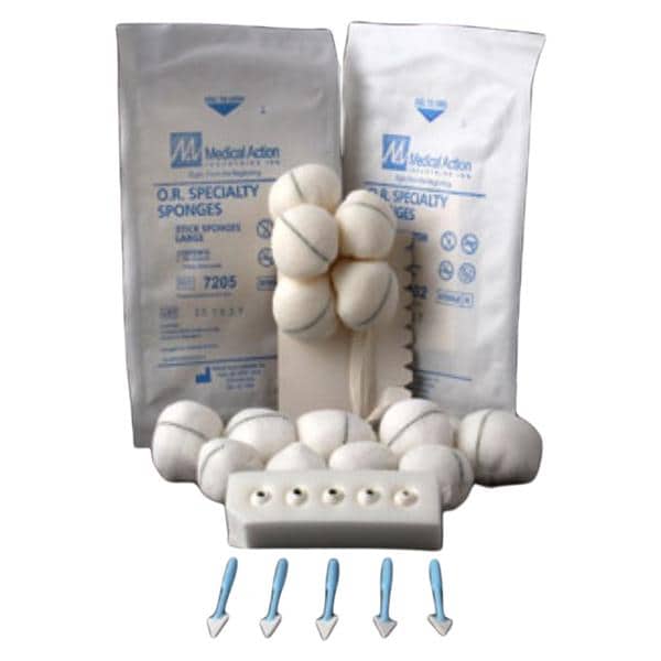 Medical Action Industries 7201 Surgical Tonsil Sponge