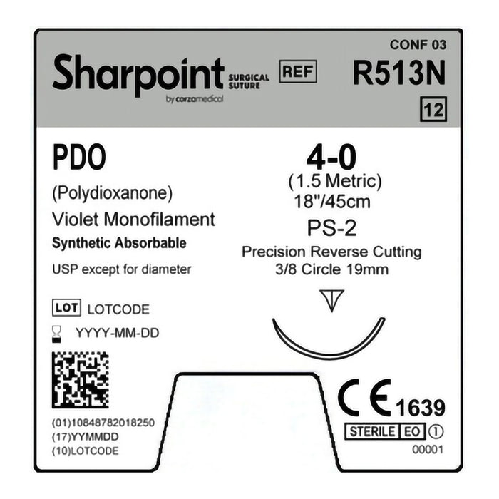 Surgical Specialties Corporation Surgical Specialties Corporation R513N PDO Suture Violet Supplies reLink Medical
