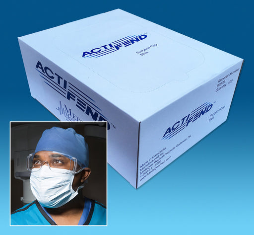 Medegen Medical Products, LLC Medegen Medical Products LLC 99909 Surgeon Cap Blue 100/bx 5 Supplies reLink Medical