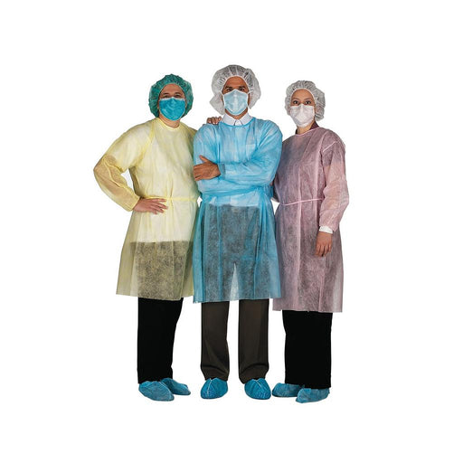 AMD-Medicom AMD-Medicom A69961 Isolation Gown Yellow Thumb Loop Regular Supplies reLink Medical